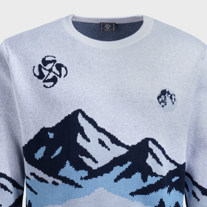 M&M 2.0 Jacquard Sweater (Moon & Mountains)
