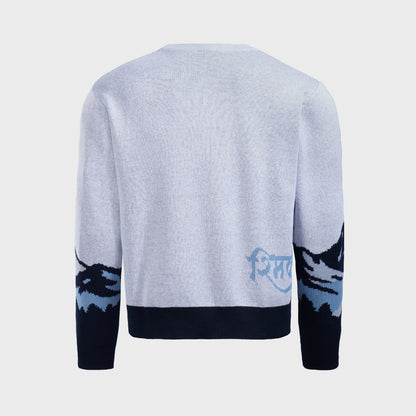 M&M 2.0 Jacquard Sweater (Moon & Mountains)