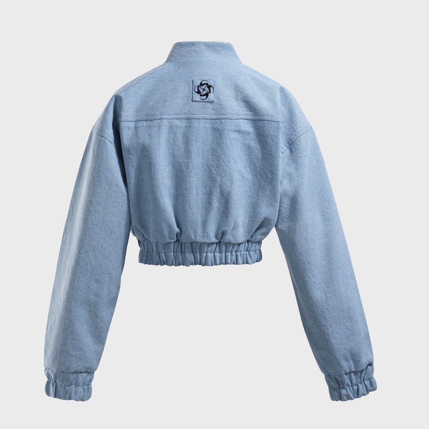 Cropped Utility Denim Jacket