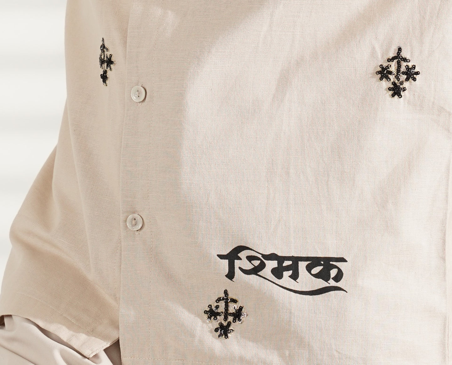 Bota Work Linen Shirt (Beige)