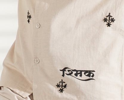 Bota Work Linen Shirt (Beige)