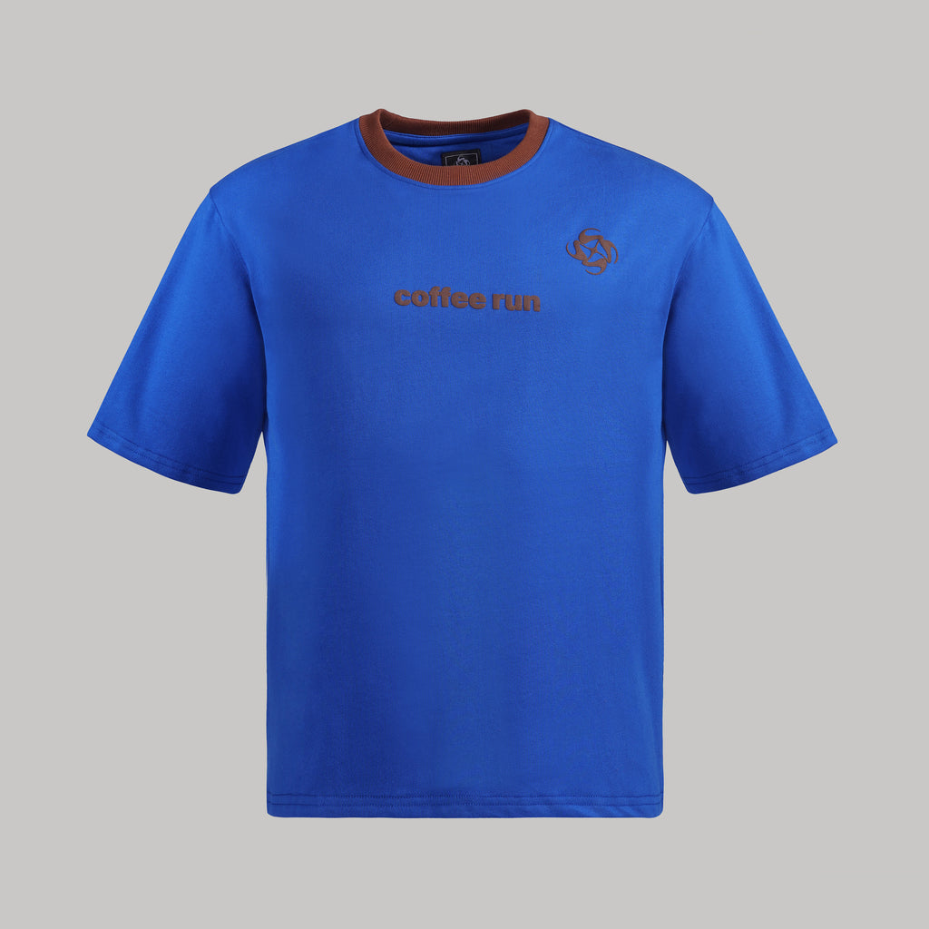 Coffee Run Tee (Royal Blue)