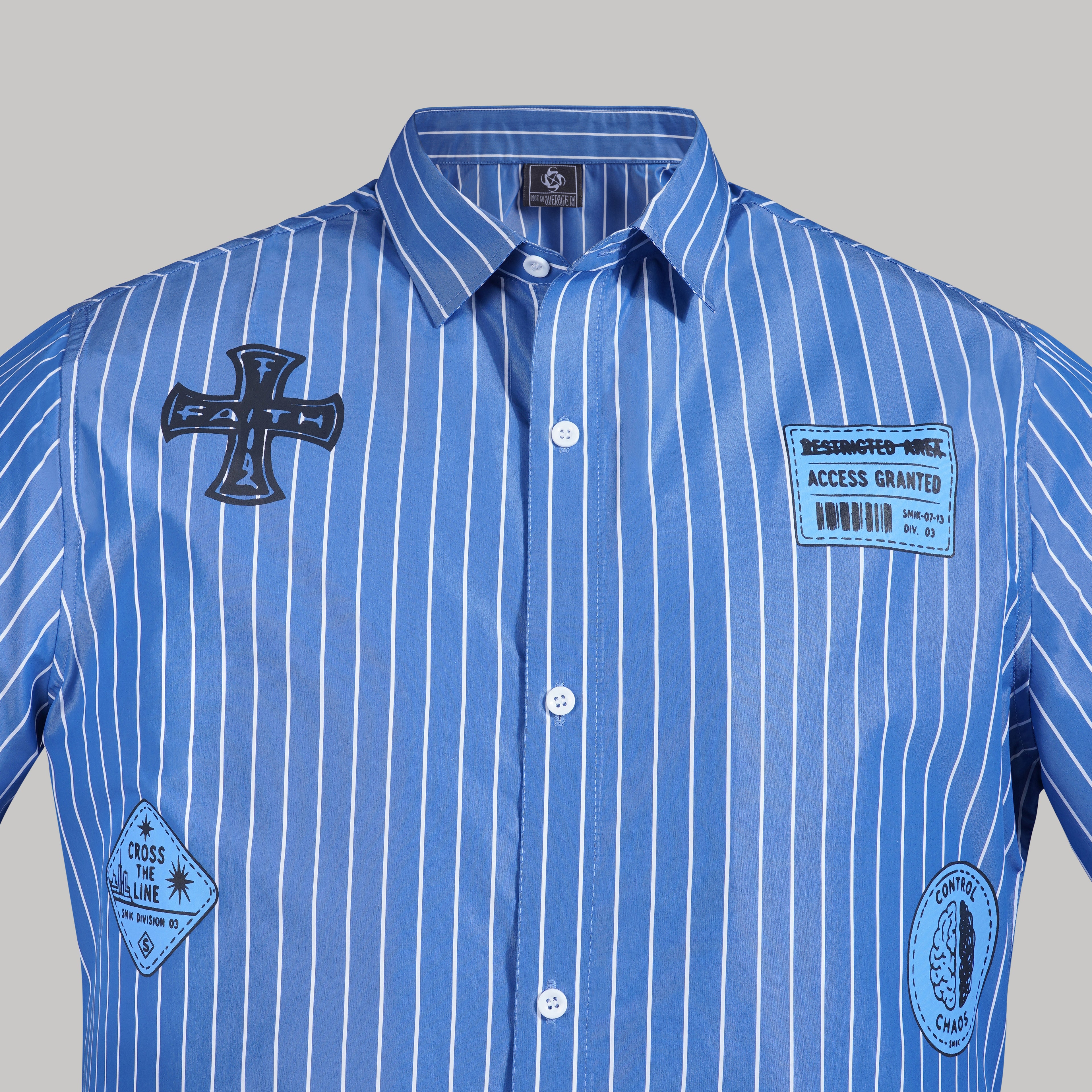 Transit Stripe Shirt (Blue)