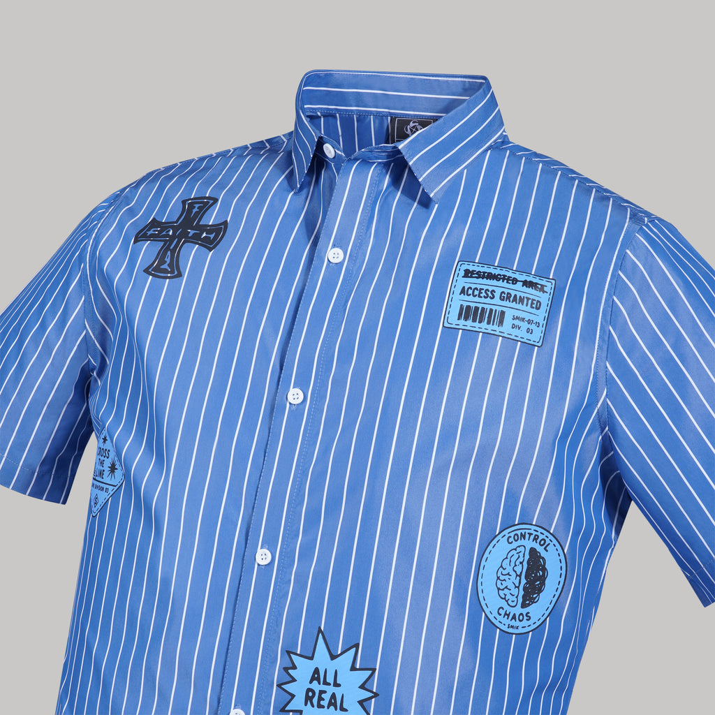 Transit Stripe Shirt (Blue)