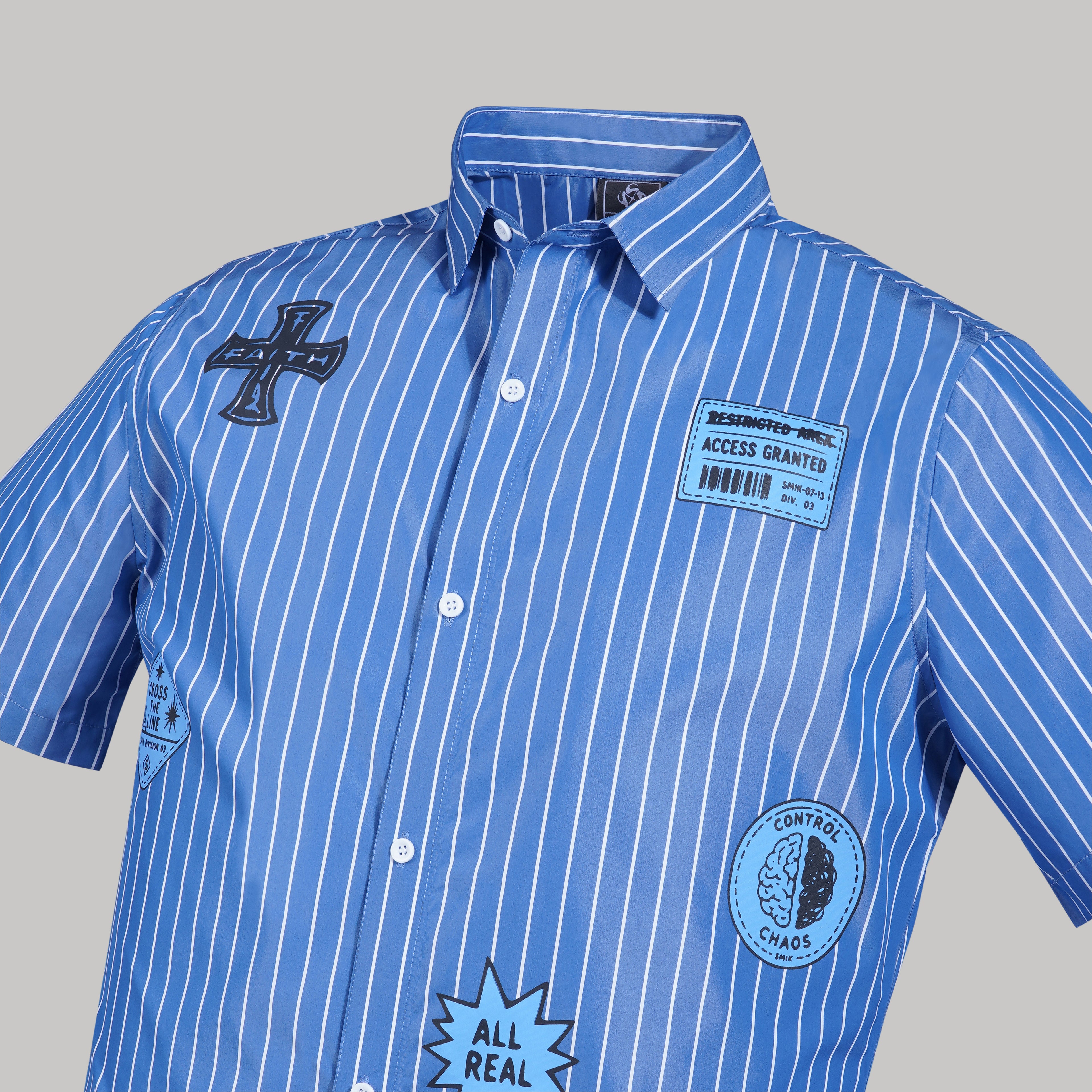 Transit Stripe Shirt (Blue)