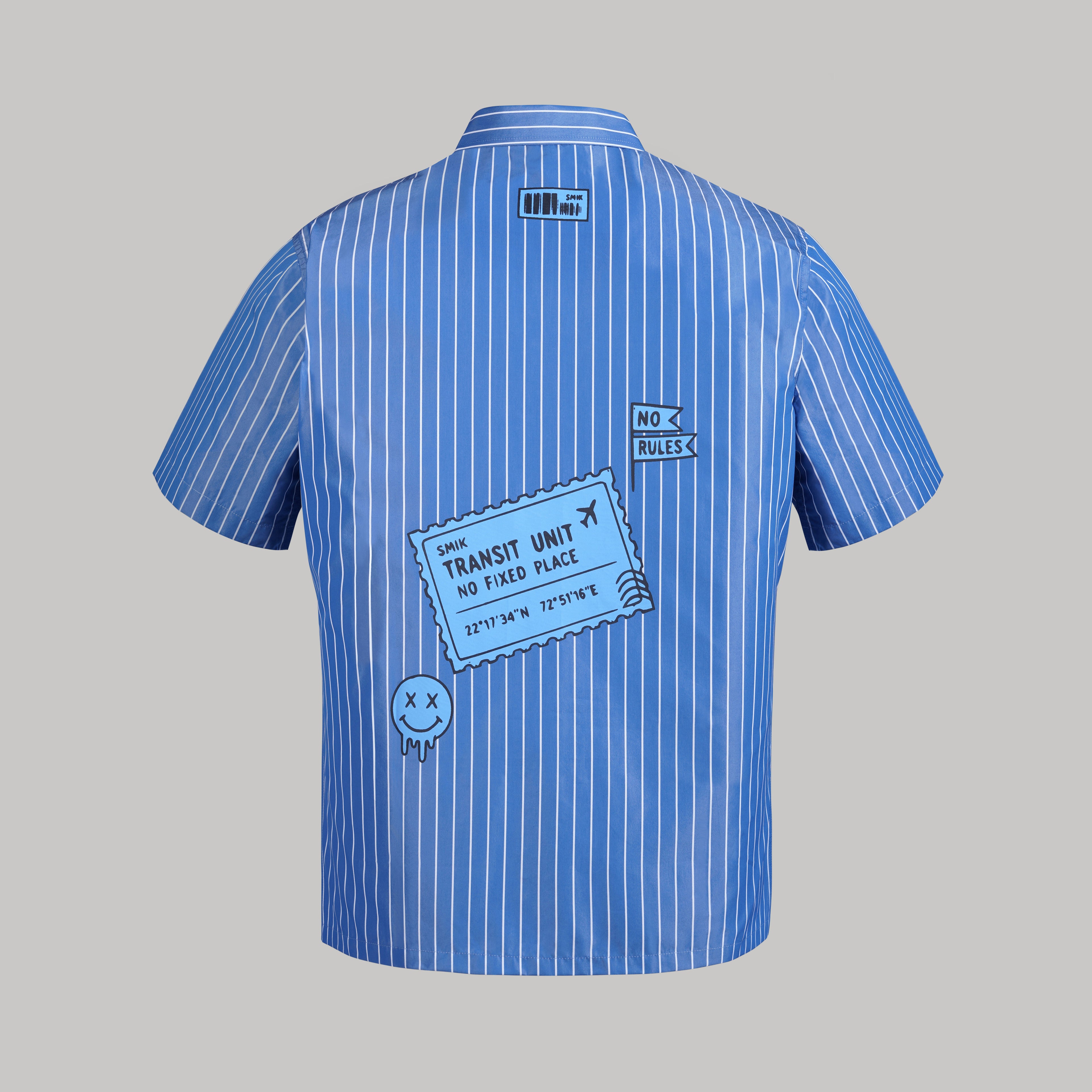 Transit Stripe Shirt (Blue)