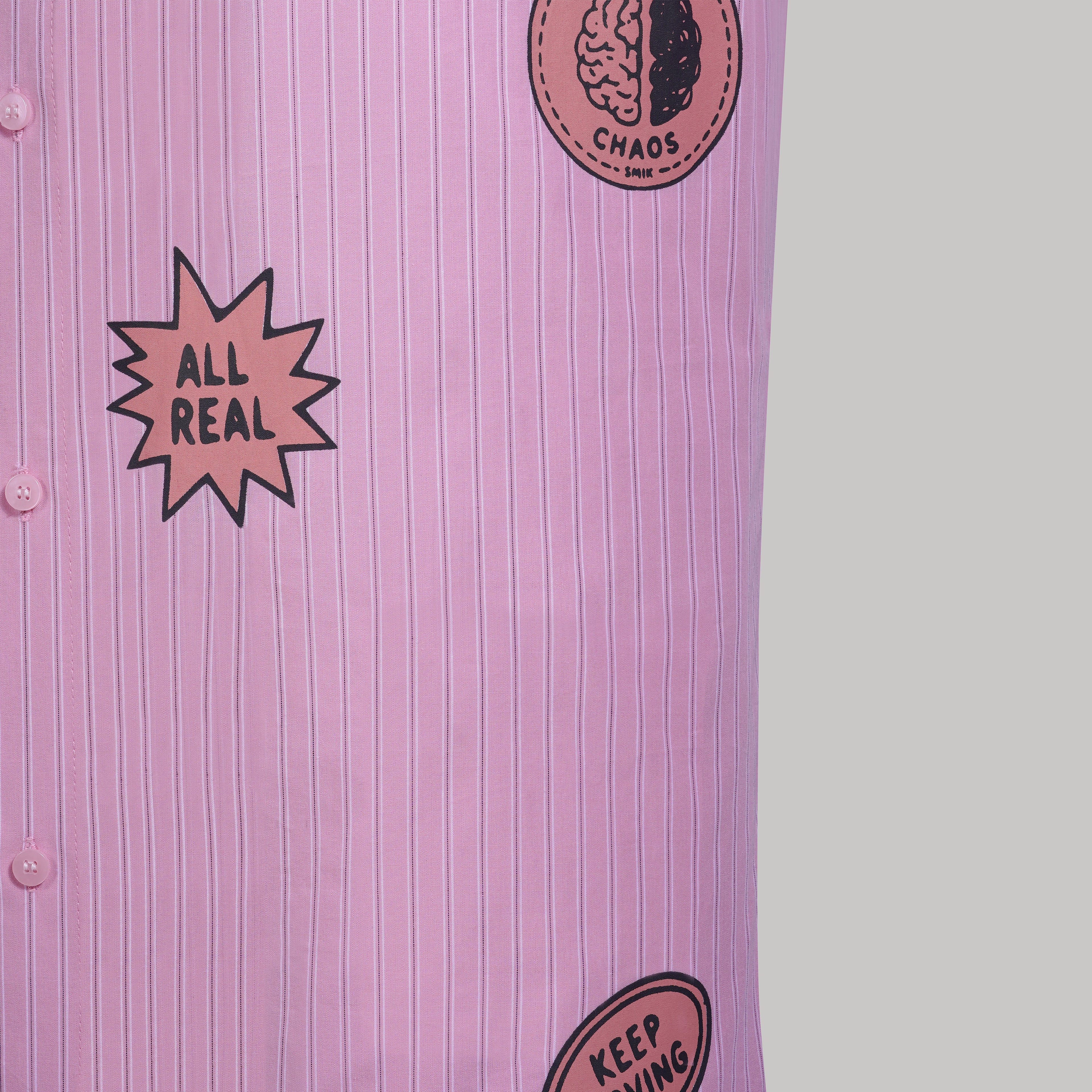 Transit Stripe Shirt (Pink)
